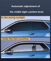 VLT autoajustable según la película de ventana fotocromática UV Película de tinte solar para ventanas de automóviles