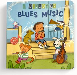 Discover Blues Music Sound Book para bebés con 6 canciones de blues reales Libro de tablero interactivo para niños con música - Product Image 1