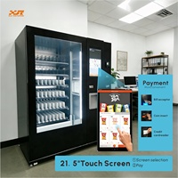 Distributeur automatique de produits surgelés XY avec système de levage, écran tactile, SDK, gestion basée sur le cloud pour la vente de produits surgelés conformes ADA