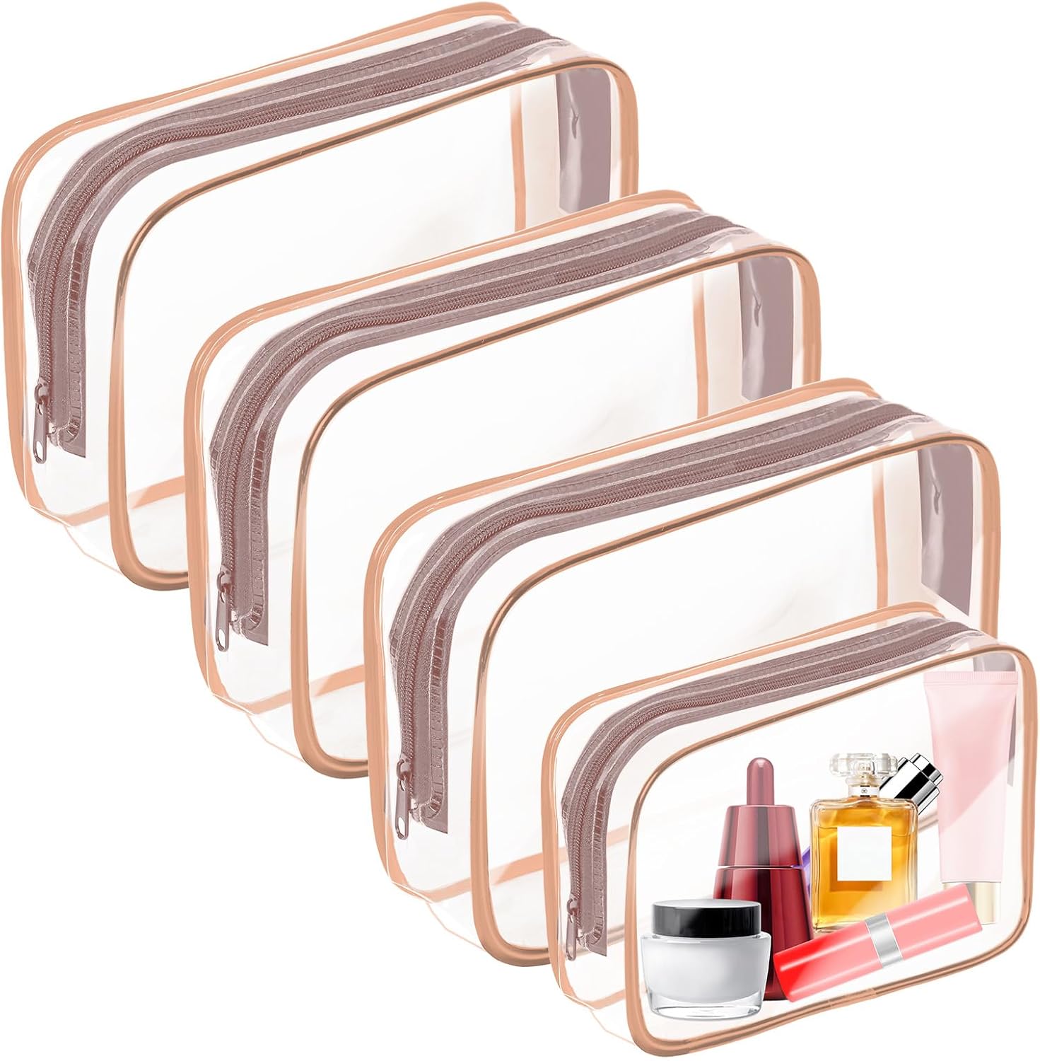 4 packs rose pink