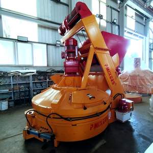 Mezcladora de Concreto para Construcción, Mezcladora Planetaria de Concreto Prefabricado de 1000 Litros con Elevador para Planta Dosificadora y Fabricación de Ladrillos - Product Image 1