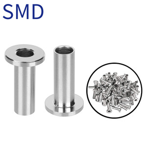 Connecteur à manchon en acier inoxydable SMD de 8 mm de diamètre pour câble métallique, accessoire de quincaillerie - Product Image 1