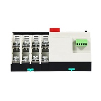 CE photovoltaïque Solar2P 3P 4P 63A 100A 125A 230V Din Rail ATS PV onduleur double puissance commutateur de transfert automatique