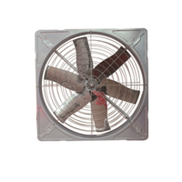 Ventilateur d'extraction électrique personnalisable en acier inoxydable pour élevages de bétail et écuries de chevaux, fonction de refroidissement suspendue