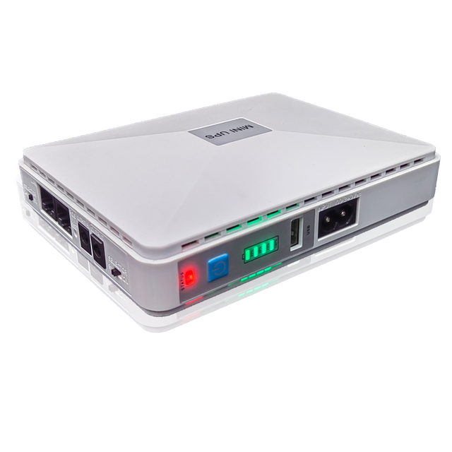 CYHX Wall-mounted Mini UPS 8800mah 18650 Lithium Battery DC UPS 5V 9V 12V POE 15V 24V 18W Mini UPS for Networking