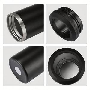 Bouteille isotherme élégante en acier inoxydable pour voiture, double couvercle, portable, avec logo personnalisé – Vente en gros - Product Image 4