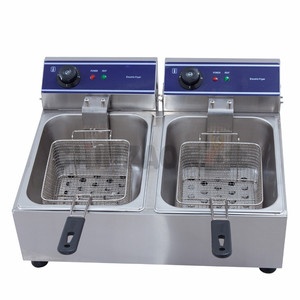 Doble tanques encimera eléctrica freidora Industrial freidora para freír - Product Image 2