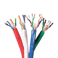 Kabel LAN MX-STAR Cat6 305m Baru 2026, Kotak Tarik 4 pasang 23AWG UTP Tembaga Padat Tanpa Isolasi, Kabel Jaringan Internet LAN Ethernet Cat 6