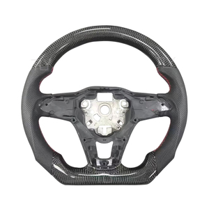 Volante Personalizzato in Vera Fibra di Carbonio per Volkswagen Vw <span class=keywords><strong>Golf</strong></span> <span class=keywords><strong>8</strong></span> GTI R Accessorio Auto di Alta Qualità - Product Image 3