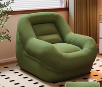Lit pour chien de taille humaine de style tatami en forme de L, idéal pour s'allonger ou dormir - Canapé-lit inclinable de taille simple