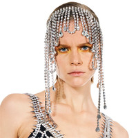 Nouveau Bandeau à pampilles en forme de goutte, élastique, accessoire de coiffure complet, style mode, de Ximang Seller, accessoires en chaîne pour l'Europe et l'Amérique