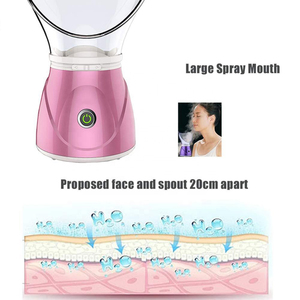Beauty Care Facesteamer Nano Ionic Face <span class=keywords><strong>Mist</strong></span> <span class=keywords><strong>Sprayer</strong></span> Vaporizador De Ervas Black Facial Vaporizer Steamer - Product Image 6