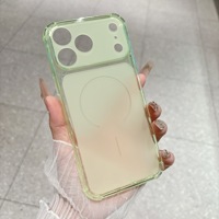 Coque de téléphone antichute mate à quatre coins pour iPhone 17 Air 16 15 Pro Max, protection intégrale de l'objectif, en TPU souple
