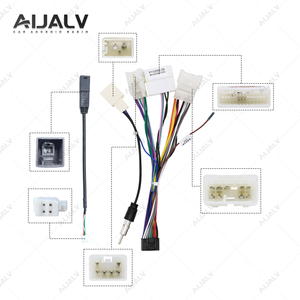 Кабель питания Aijia Android для 2014-2016 Toyota Corolla Toyota Levin автомобильный соединитель полный комплект питания кабельный жгут - Product Image 4