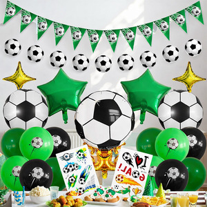 Decoración <span class=keywords><strong>para</strong></span> Fiesta de <span class=keywords><strong>Cumpleaños</strong></span> <span class=keywords><strong>con</strong></span> Temática de Fútbol, Juego de 23 <span class=keywords><strong>Banderines</strong></span> <span class=keywords><strong>con</strong></span> Guirnalda <span class=keywords><strong>para</strong></span> Fiestas Deportivas, Decoración <span class=keywords><strong>para</strong></span> Día de Partido - Product Image 3