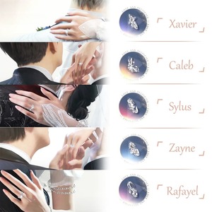 Juego amor y Deepspace anillos Caleb Sylus Xavier Zayne Rafayel anillo de bodas Halloween Moda hombre mujer Cosplay accesorios regalos - Product Image 1