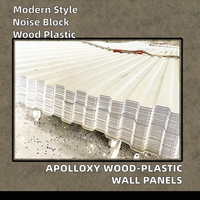 Panneaux muraux Apolloxy Decor en PVC WPC, imperméables, ignifuges, pour usage domestique et hôtelier, insonorisés, design moderne, décoration intérieure
