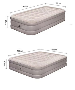 Matelas Gonflable Moderne à Gonflage Facile, Hauteur 40 cm, Tissu Lisse, pour Tente de Glamping - Product Image 1