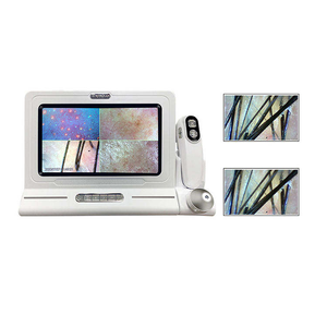 Alta definición 3D Digital Hair Scalp Analysis Máquina de terapia capilar Detección de humedad del aceite de la piel Dispositivo de diagnóstico del cuero cabelludo - Product Image 1