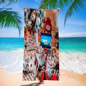 Toalla <span class=keywords><strong>de</strong></span> microfibra con estampado <span class=keywords><strong>de</strong></span> <span class=keywords><strong>personajes</strong></span> <span class=keywords><strong>de</strong></span> Navidad al por mayor, toalla <span class=keywords><strong>de</strong></span> playa <span class=keywords><strong>de</strong></span> baño para niños sin arena - Product Image 4