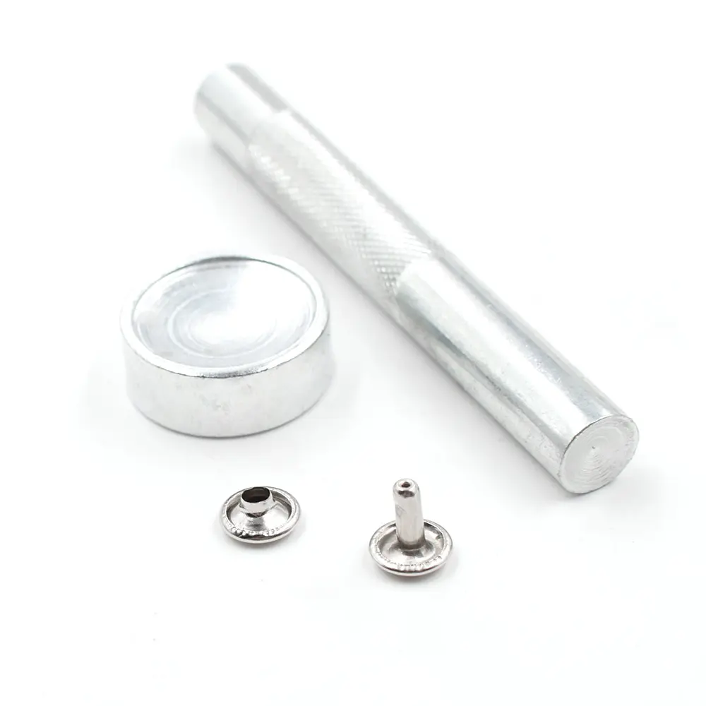 10 mm Rivets Hand Tool Metal Rivet Installation Tools Snaps Mini Installed Molds Nails Box Accessories Leather Rivets