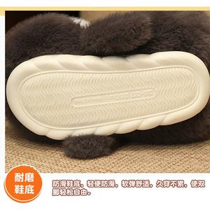 Chaussons en peluche super grands en forme de pingouin de dessin animé pour femme, chaussures d'intérieur chaudes pour l'hiver, pantoufles en fourrure d'animal pour homme, pantoufles moelleuses pour l'intérieur, vente en gros - Product Image 3