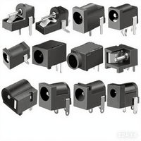 2.5*5.5mm DC099 Vertical Type Métal Shell Dc Barrel Jack Socket Female Dc Jack