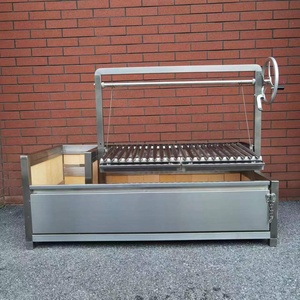 Lò nướng than củi bằng thép không gỉ, thiết kế mới 53 inch, kiểu Asado Parrilla Santa Maria/Argentina, mã GK1340A - Product Image 2