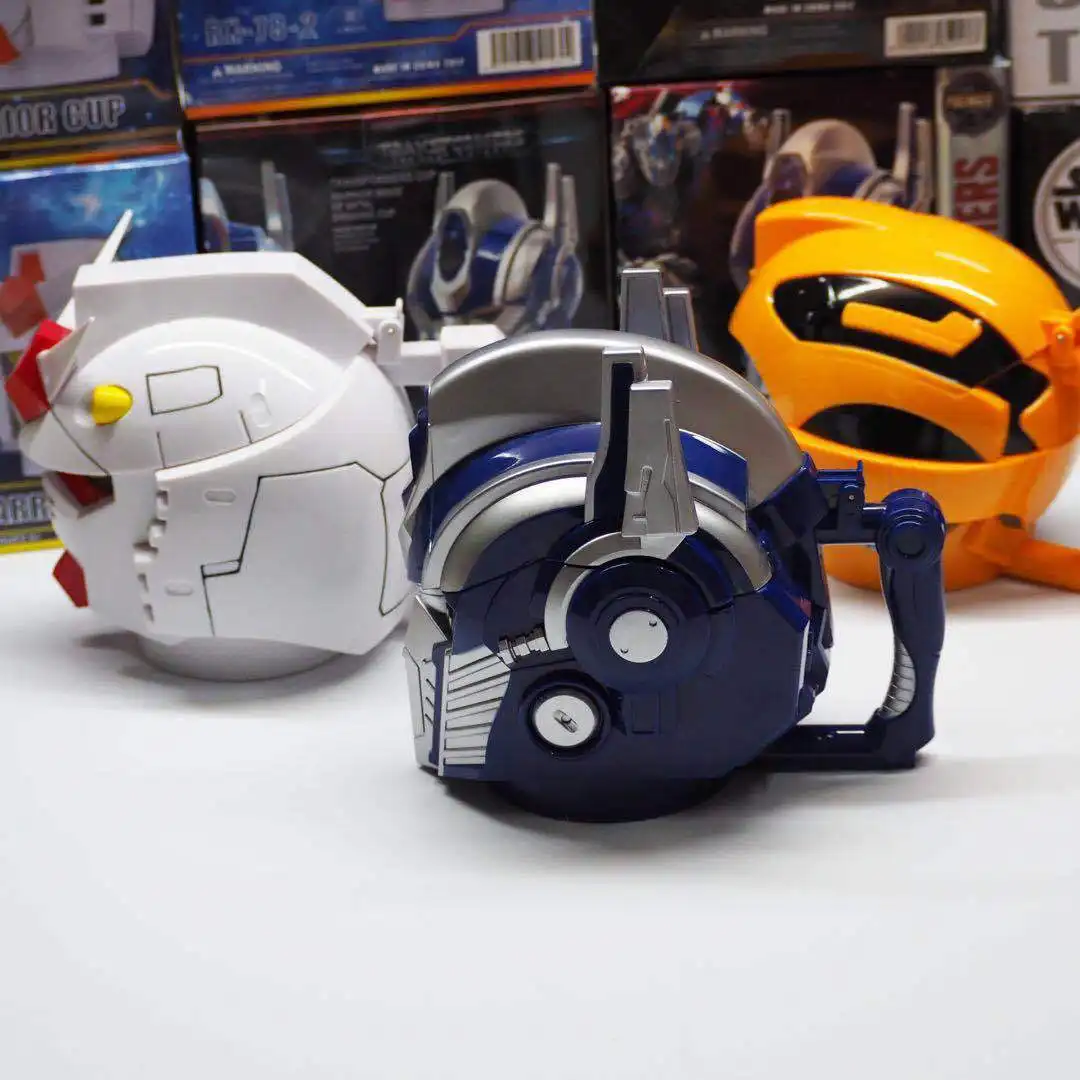 Wholesale Cartoon Stainless Steel Water Cup Gundam Coffee Mug Kids Gift Toy Transdormers Coffee Mugs