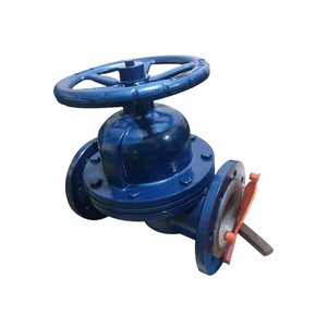 Válvula de diafragma con revestimiento de PTFE Yihong G41F46-16C de paso directo para medios corrosivos, tipo descarga de escoria - Product Image 3