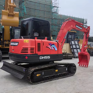 Doosan เครื่องขุด DH55มือสอง Doosan ของแท้ใช้งานได้5ตันเครื่องจักรก่อสร้างประสิทธิภาพสูง - Product Image 5