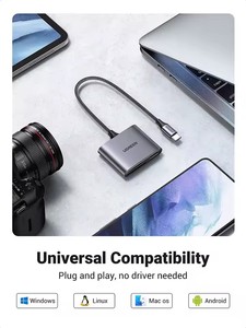 <strong>3</strong> <strong>in</strong> 1 UGREEN USB C <strong>SD</strong> Card Reader Multifunction Card Reader Adapter Type C Micro <strong>SD</strong> Memory Card Reader for Computer - Product Image 4
