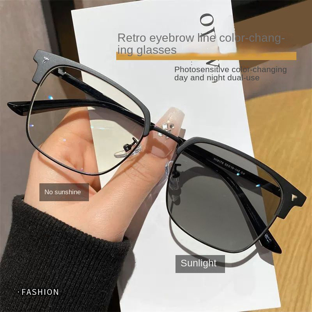 2025 High Quality Photochromic Eyeglasses Frames Anti-Blue Light Computer Glasses Wholesale Unisex Optical Frames