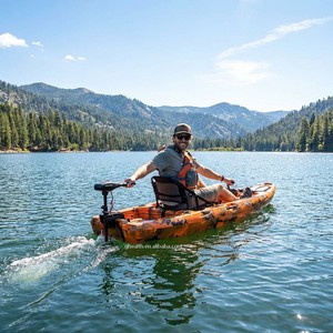 Kayak <span class=keywords><strong>de</strong></span> <span class=keywords><strong>pêche</strong></span> pliable et modulaire 2026 en PEHD 2,75 m, léger et durable, pour une personne, <span class=keywords><strong>avec</strong></span> support <span class=keywords><strong>de</strong></span> pédale détachable et moteur électrique - Product Image 5