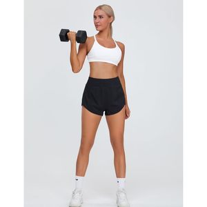 FOXA Short de sport taille haute pour femme, séchage rapide, avec poche, pour la course et l'entraînement en salle de sport - Product Image 5