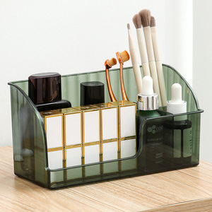 Cosmetic Storage Box 6-10L <b>Plastic</b> 4 In 1 Simple Makeup Organizer For Desk <b>Mirror</b> Cabinet - Product Image 2