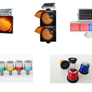 ไฟจราจรเตือนอันตรายแบบกระพริบ สีเหลือง ขนาดเส้นผ่านศูนย์กลาง 300 มม. ทำจากโลหะ - Product Image 3