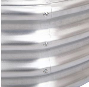 Meilleure grande jardinière modulaire facile à utiliser à la maison kit de lit de jardin surélevé galvanisé pour légumes et fleurs - Product Image 4