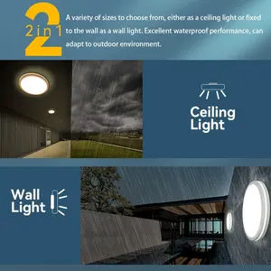 Ayarlanabilir 3 CCT 3000K kapalı tavan ışık yan yayan LED Modern tasarım yatak odası/oturma odası demir taban - Product Image 4