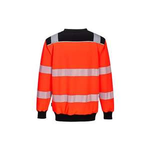 PORTWEST - PW379RBKXXXL PW3 Sweat-shirt haute visibilité Rouge/Noir-EAN 5036108389971 HI-VIS WORKWEAR - Product Image 2