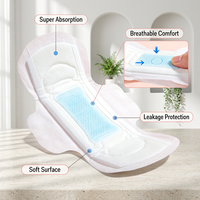Protège-slips ailés jetables en coton pur biologique biodégradable, serviettes hygiéniques féminines aux herbes ultra-minces à haute absorption anti-fuites
