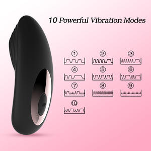 Vibrateurs œufs sauteurs en silicone portables, étanches, à faible bruit, télécommandés sans fil 10 fréquences, jouets sexuels pour masturbation féminine - Product Image 5