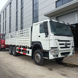 Camión de Carga Howo Nuevo, 6x4, 6x6, 8x4, 12 Ruedas, 30 Toneladas, 40 Toneladas, Diésel, 371hp, 400hp, Camión de Carga <span class=keywords><strong>con</strong></span> Barandas - Product Image 4