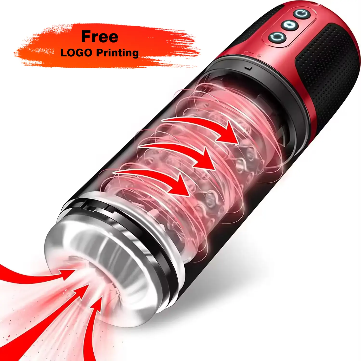 Fully Waterproof Automatic Sucking Rotating Male Masturbation Cup Pocket Pussy Vagina Penis Stroker Adult Sex Toys for Men