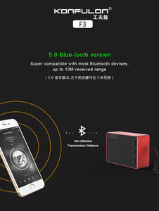 KONFULON 2024 Productos promocionales Mini altavoz inalámbrico portátil de estilo clásico para la reproducción de música al aire libre y en el hogar - Product Image 5