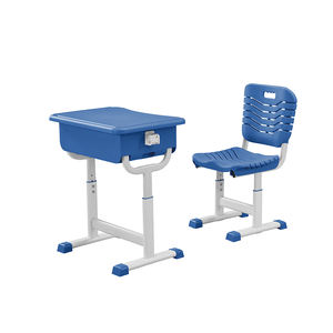 Nouveau modèle de chaise et de bureau pour étudiant du primaire Ensemble d'étude réglable pour enfants à prix d'usine bon marché - Product Image 2