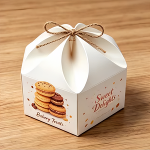 Boîte à gâteau carrée <span class=keywords><strong>pour</strong></span> animaux de compagnie avec couvercle transparent <span class=keywords><strong>pour</strong></span> pâtisseries et chocolats, idéale <span class=keywords><strong>pour</strong></span> les donuts, les biscuits et les gâteaux - Product Image 2