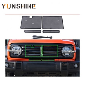 Grille de protection anti-insectes en maille noire en acier inoxydable pour accessoires de voiture GWM Great Wall Motor Wey Tank 300 2020-2025 - Product Image 1