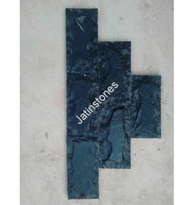 Dalles de pierre calcaire naturelle noire du Rajasthan, qualité supérieure, carreaux de pierre calcaire polis pour les murs, les sols et les espaces extérieurs de la maison - Product Image 5