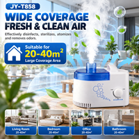 Machine à brouillard désinfectant populaire 300ML, pulvérisateur ultrasonique de stérilisation, humidificateur d'air grande capacité pour maison, hôtel, bureau, voiture